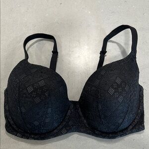 Victoria's Secret Body by Victoria Lined Demi Black Lace Bra